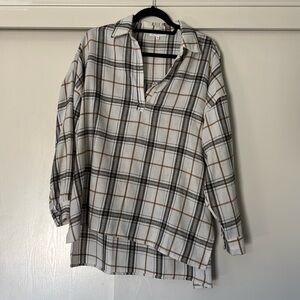 Aemi & Co Plaid Longsleeve Shirt
